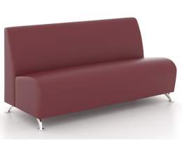 Диван Интер хром (3 места)